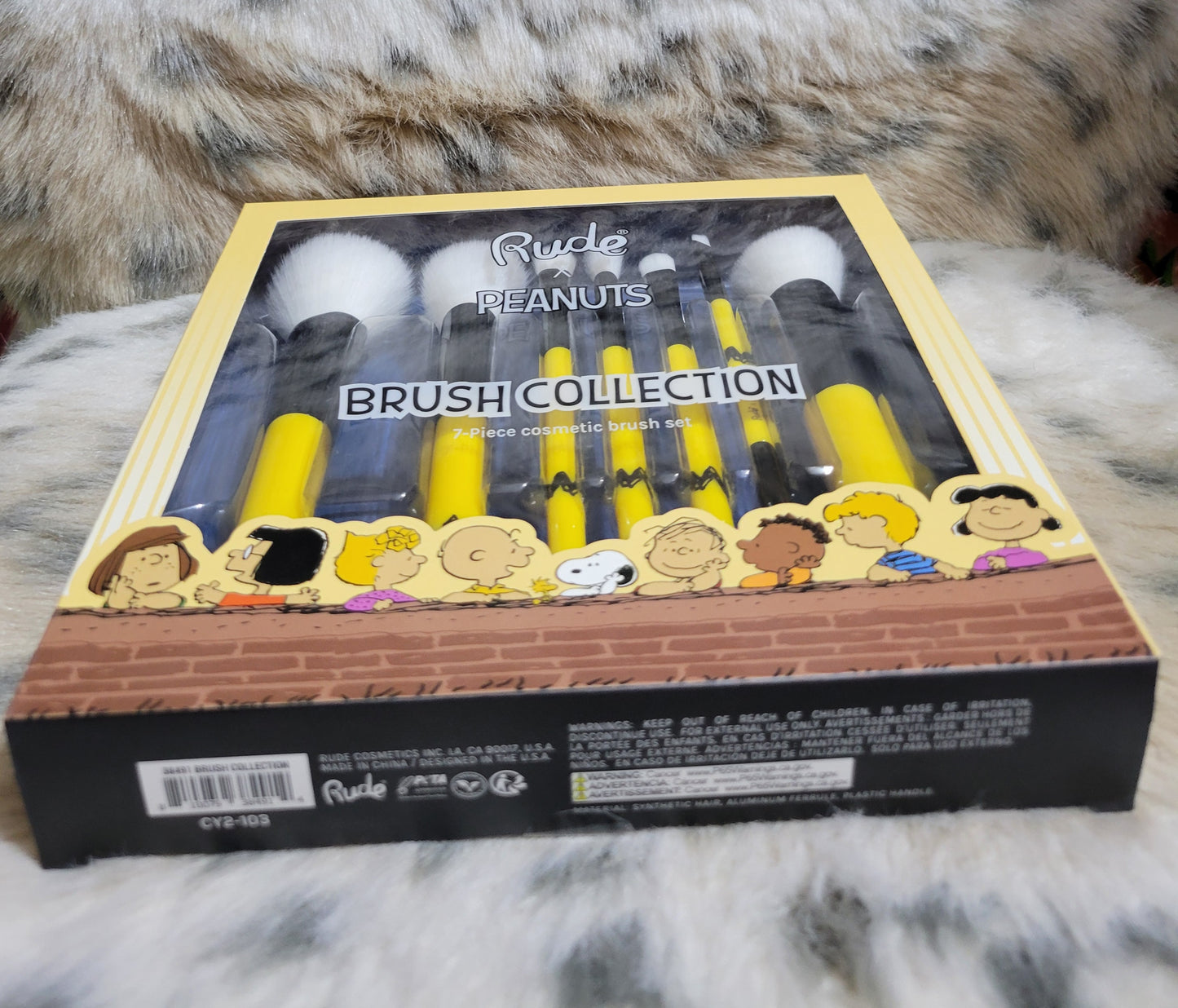 Rude x Peanuts Brush Collection set of 7