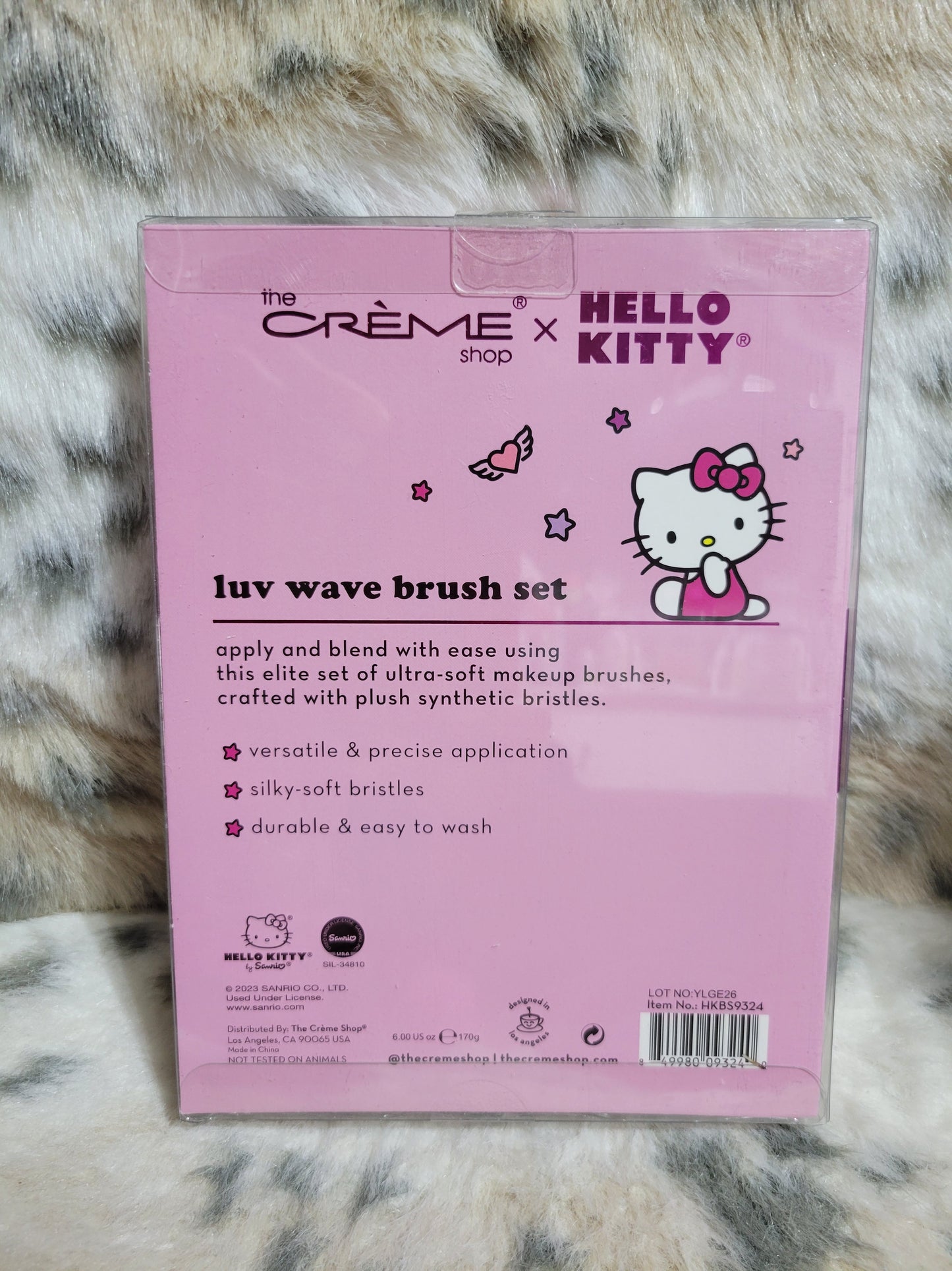 Hello kitty makeup brush set