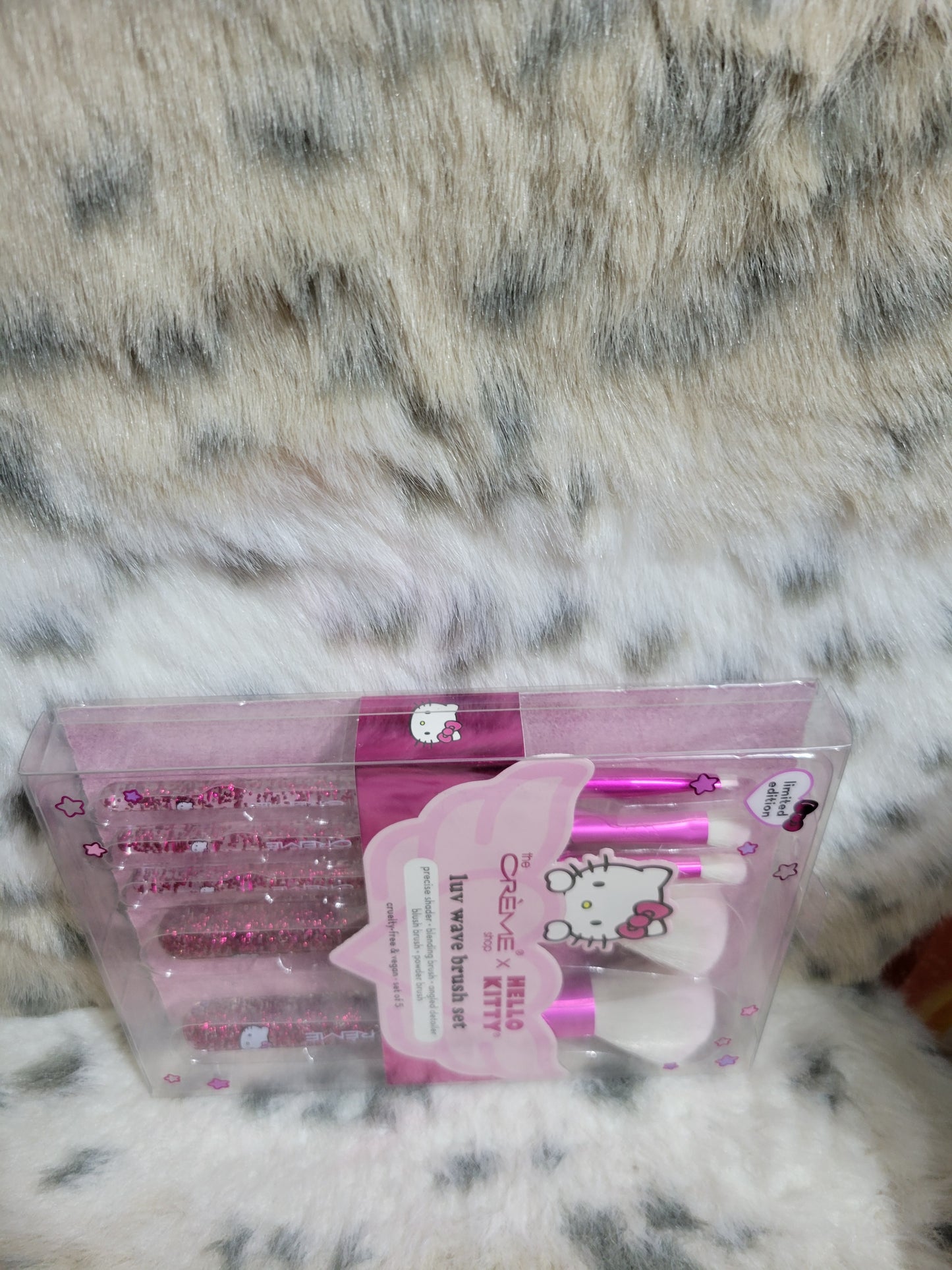 Hello kitty makeup brush set