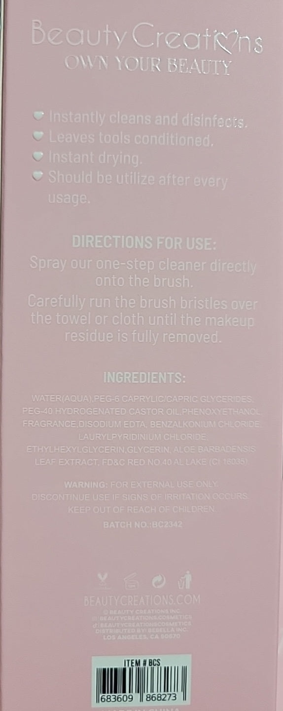 Beauty Creations Brush Cleaner
