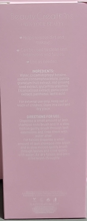 Beauty Creations Lash Shampoo Kit