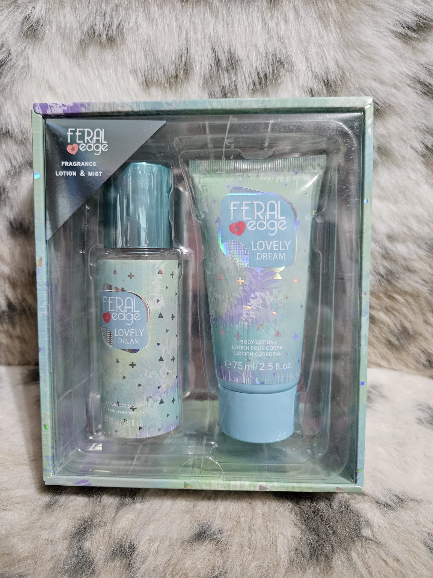 Feral Edge Fragrance lotion and Mist set