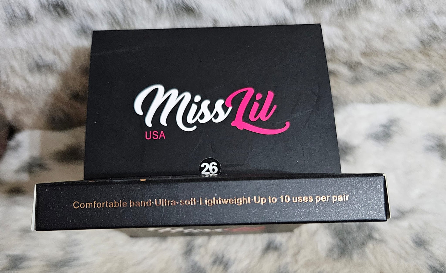 Miss Lil 5D faux mink lashes 1 piece #26 and 1 piece #39