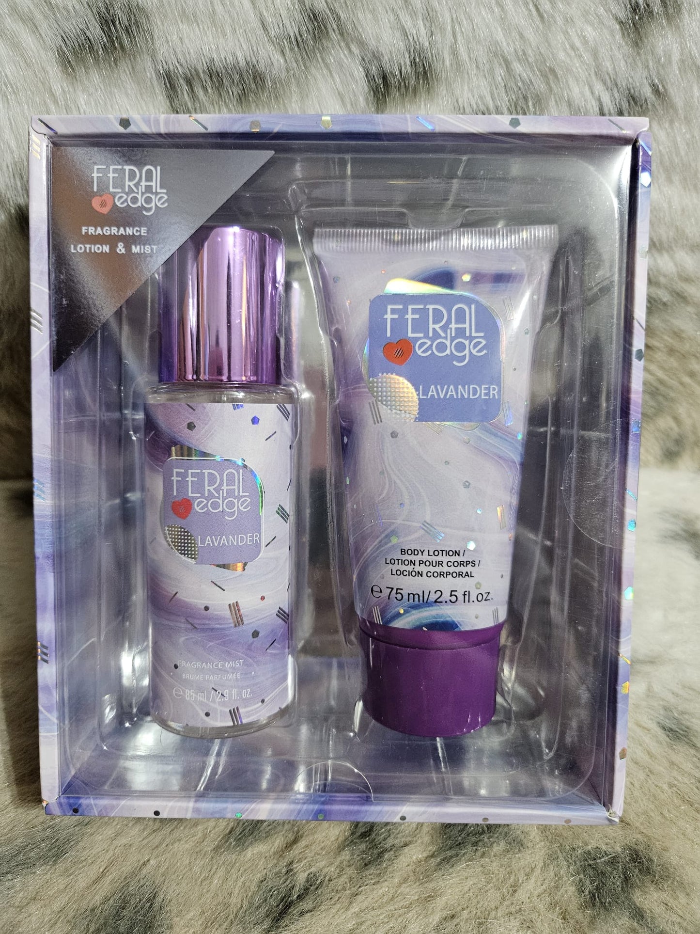 Feral Edge Fragrance lotion and Mist set
