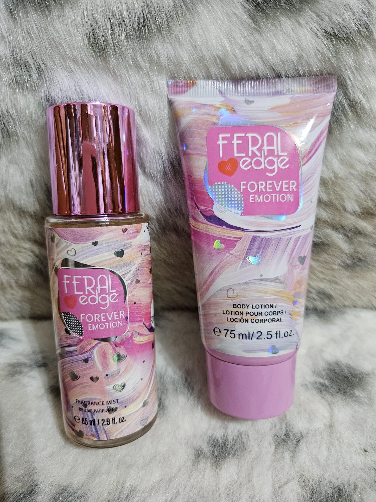 Feral Edge Fragrance lotion and Mist set