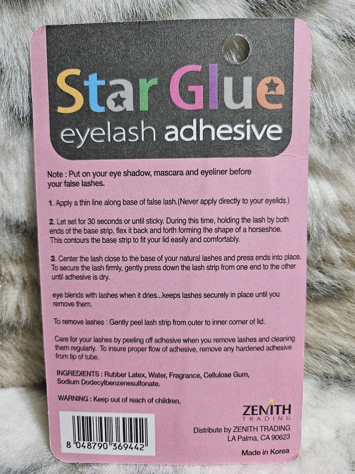 Star glue eyelash adhesive 2 pieces set