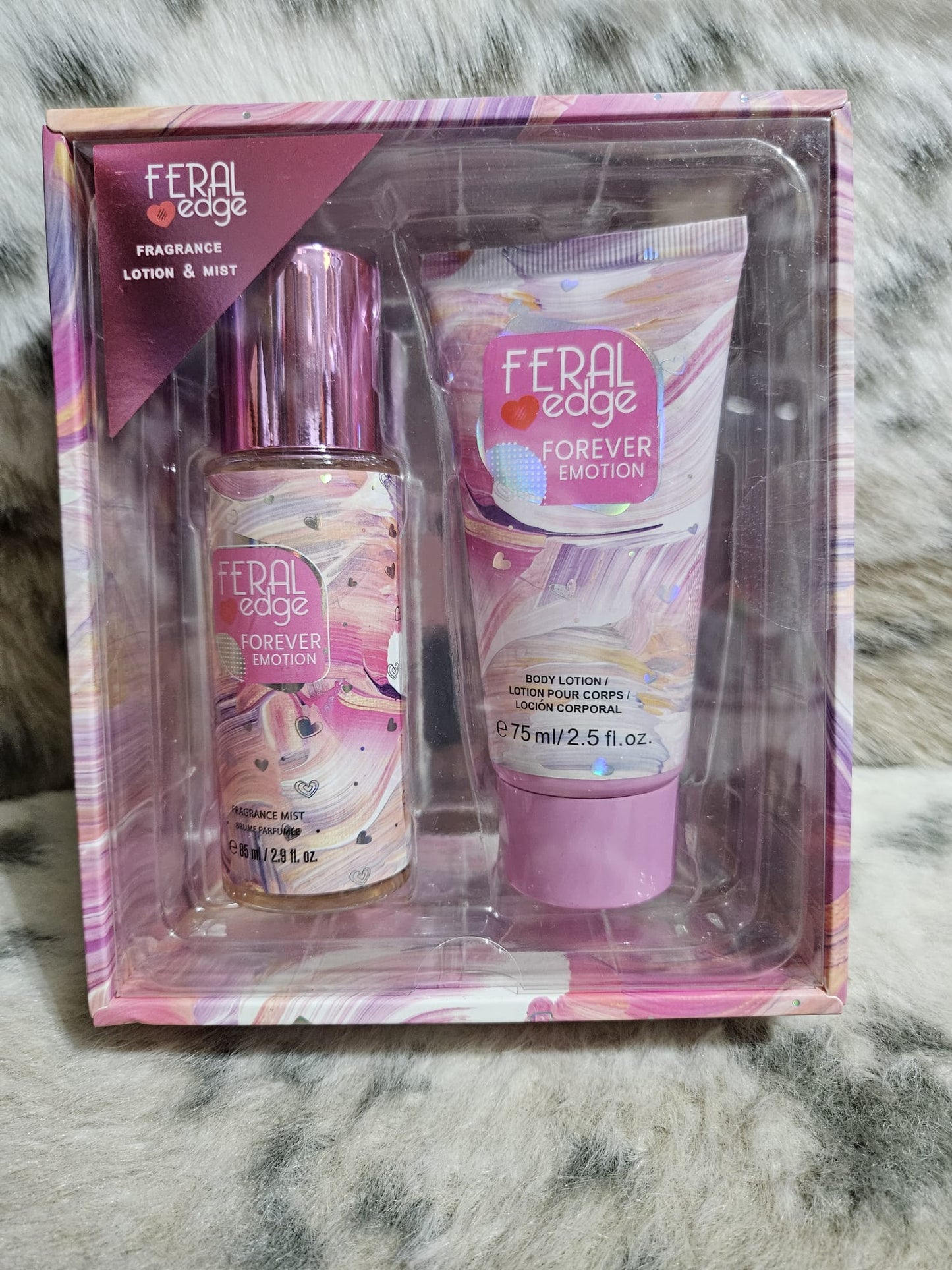 Feral Edge Fragrance lotion and Mist set