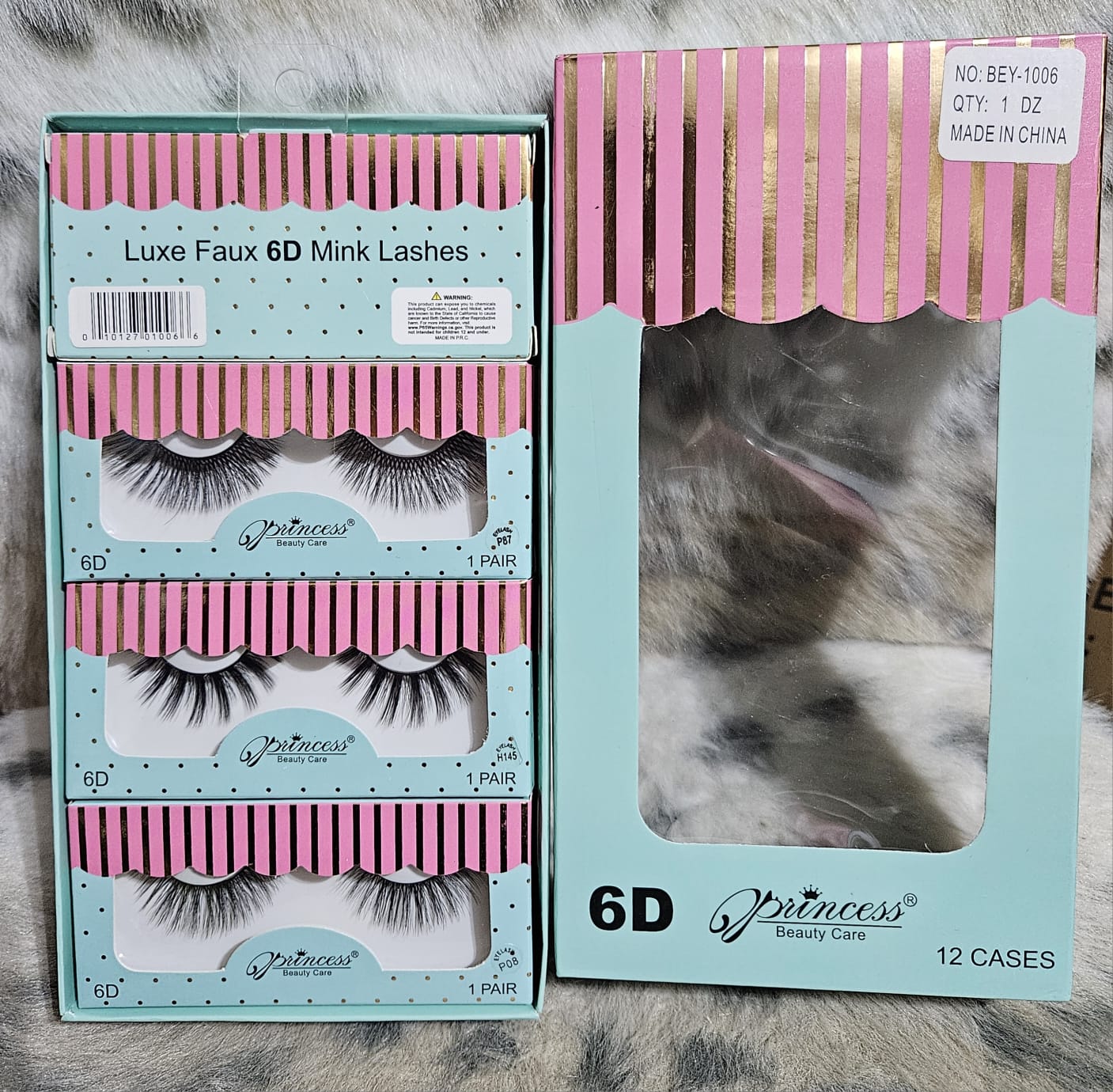Princess faux 6D mink lashes