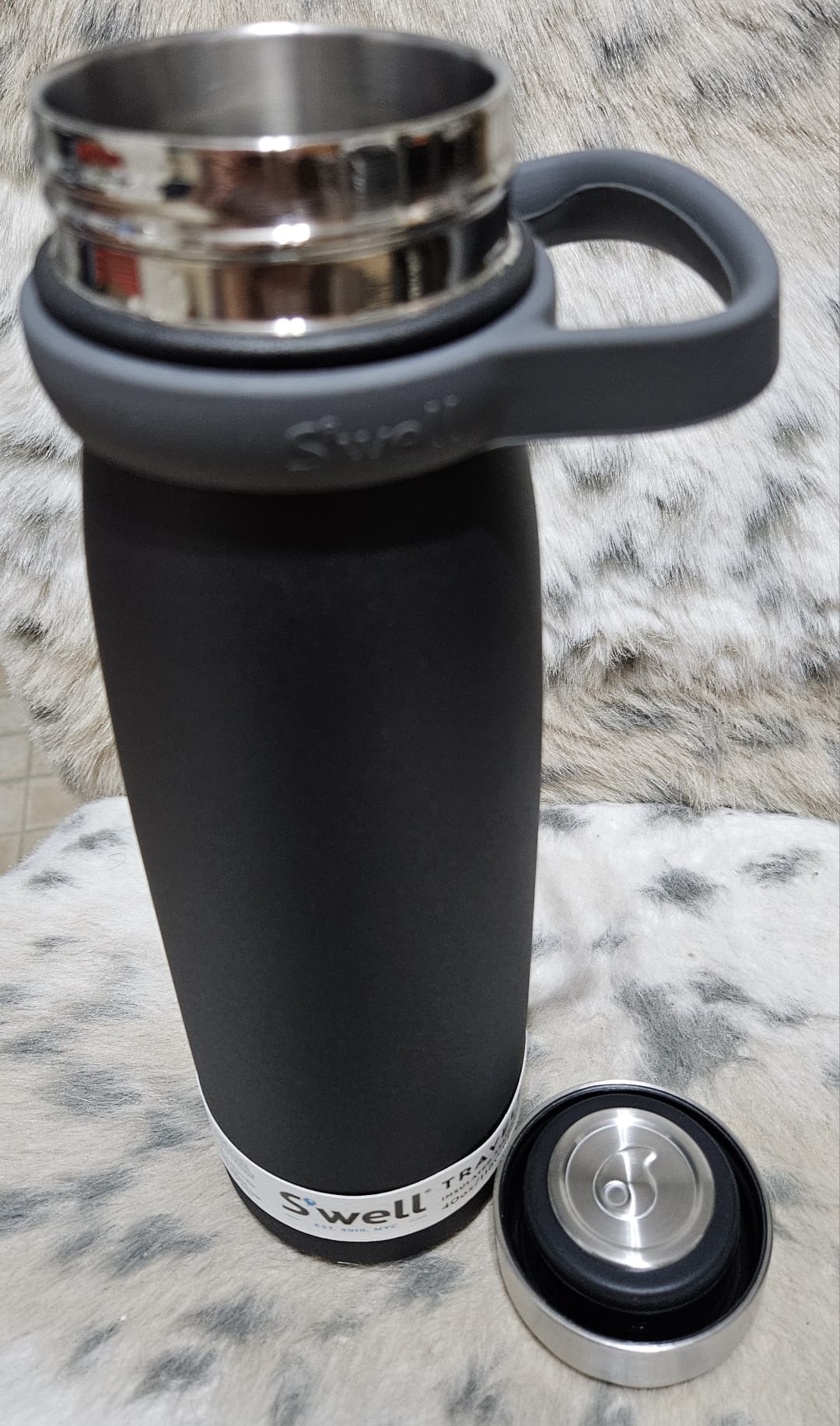 Tumbler traveler size 40 oz stainless steel with handle