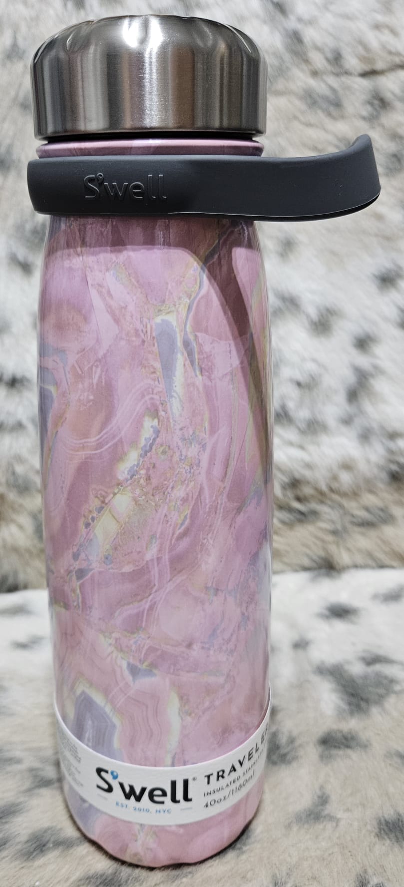 Tumbler traveler size 40 oz stainless steel with handle