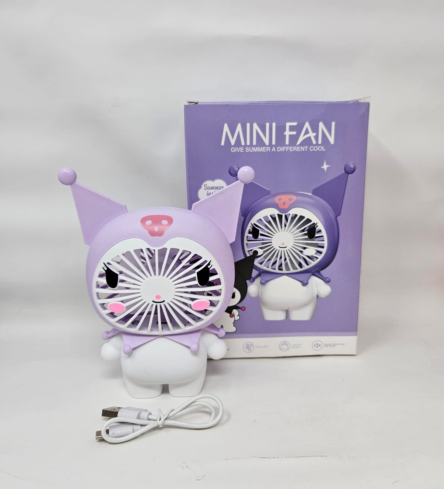 Cartoon mini fan