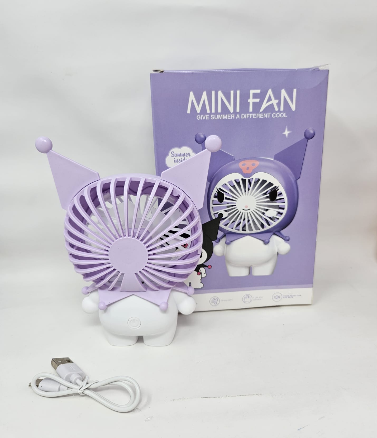 Cartoon mini fan