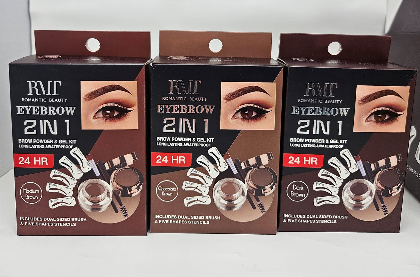 Eyebrow 2 in 1 brow powder and gel kit