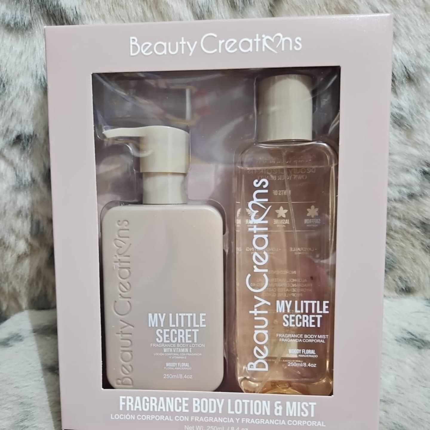 Beauty Creations Body lotion and body mist set