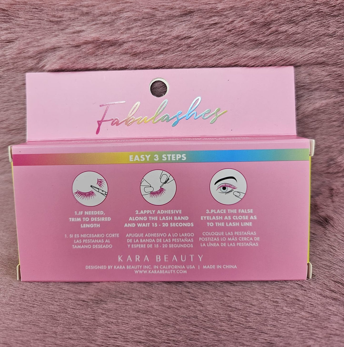 Kara Beauty 3D faux mink color eyelashes