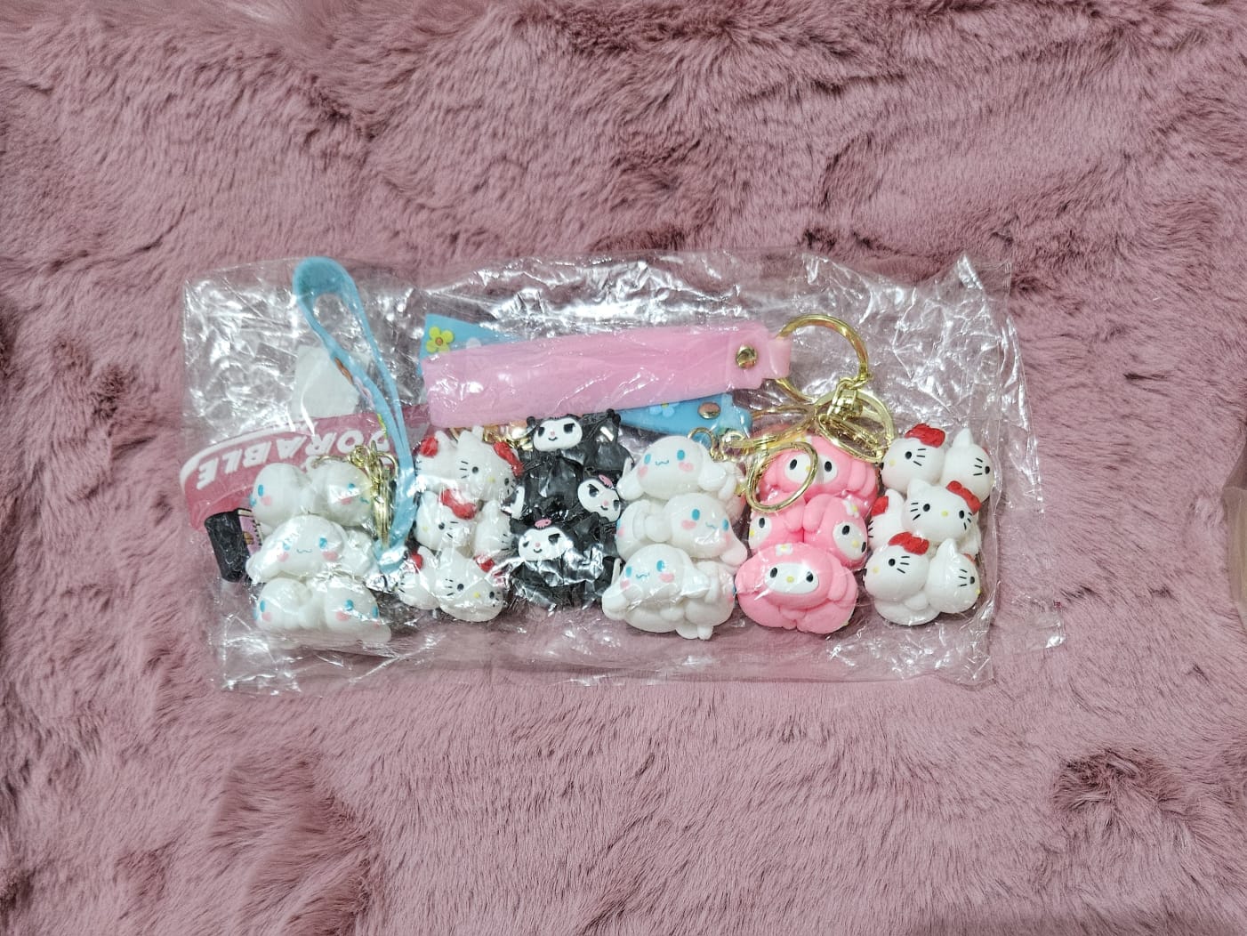 Keychain kitty and friends set of 6