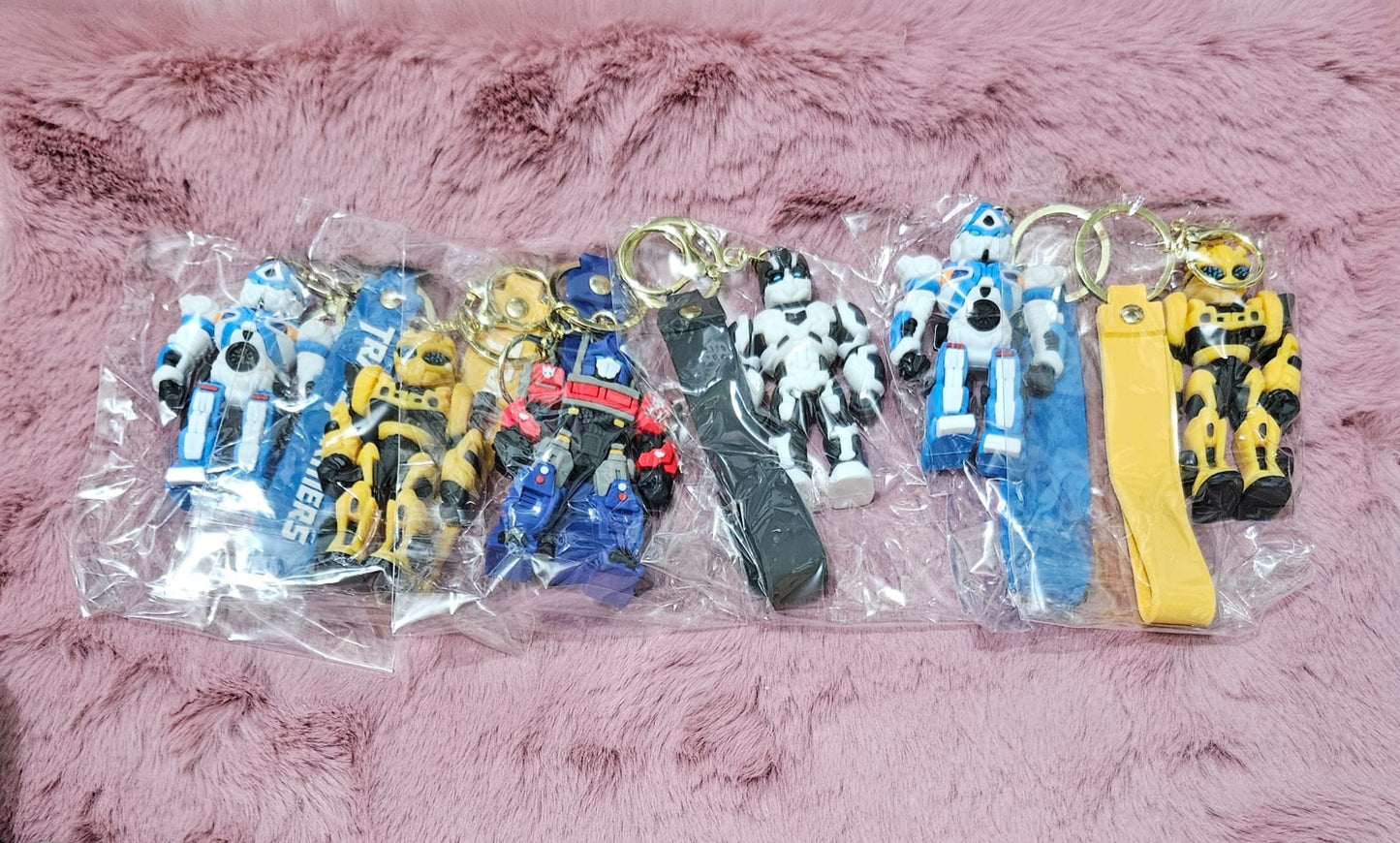 Keychain robots set of 6
