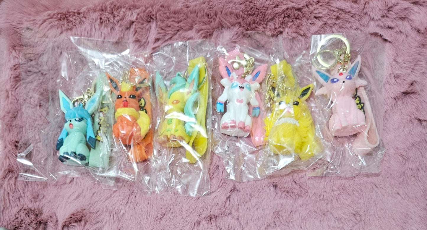 Keychain Pokémon set of 6
