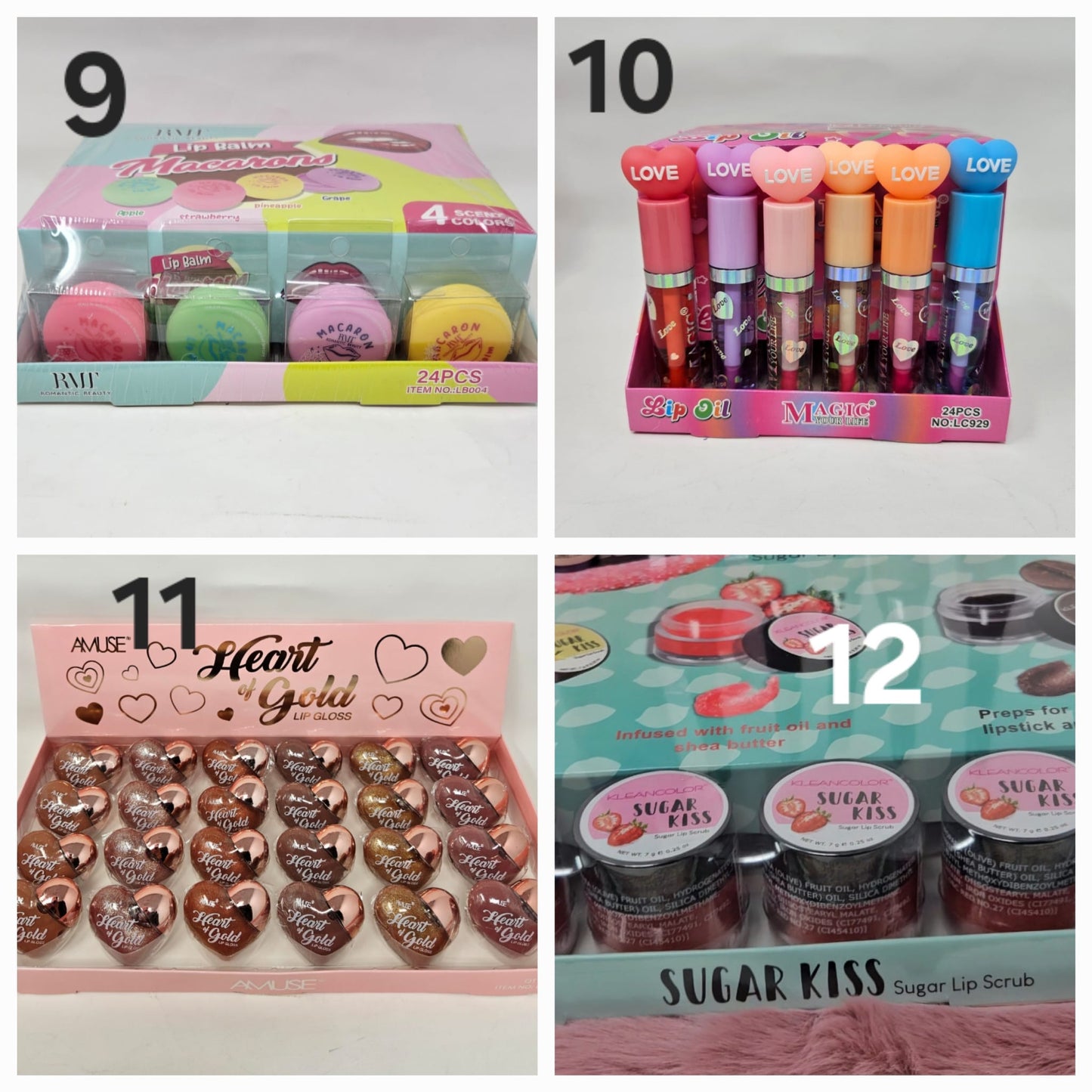 24-unit mixed box of lippie