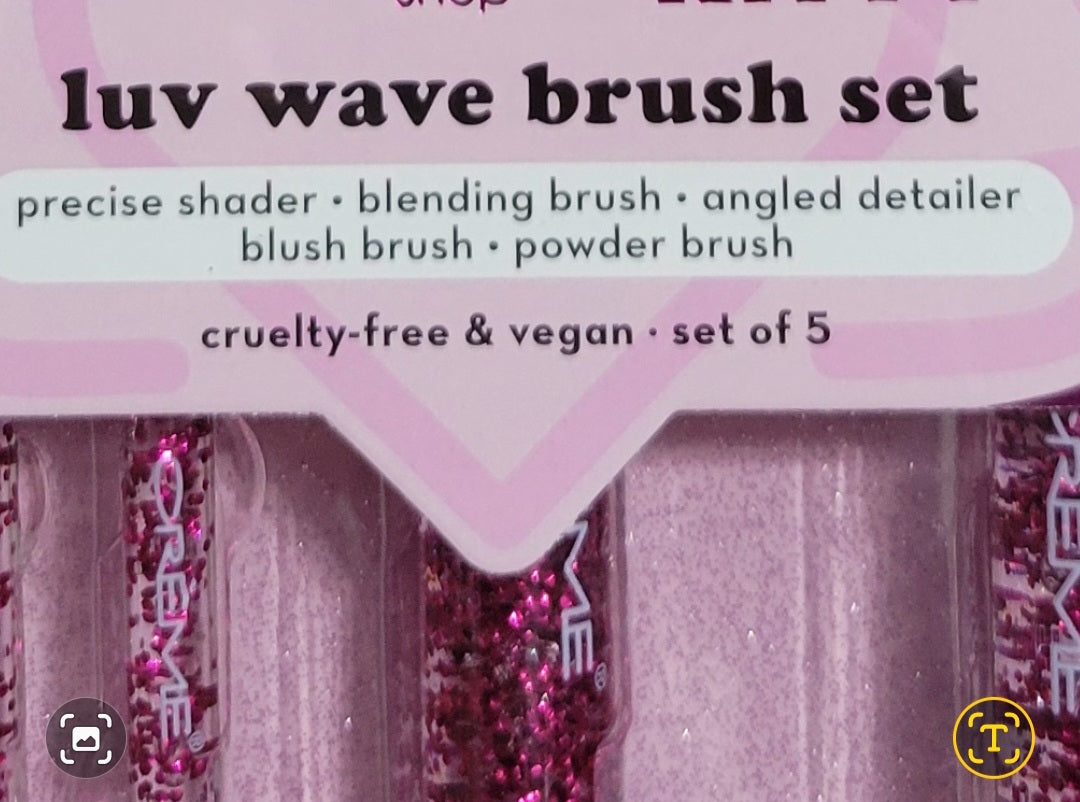 Hello kitty makeup brush set