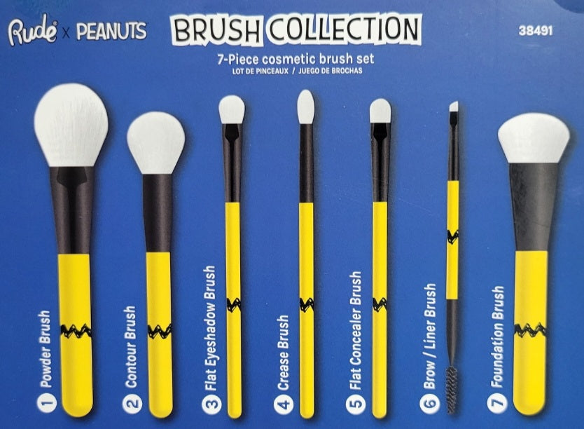 Rude x Peanuts Brush Collection set of 7