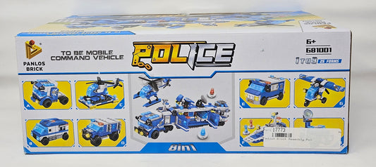 Police mini bricks 8 in 1