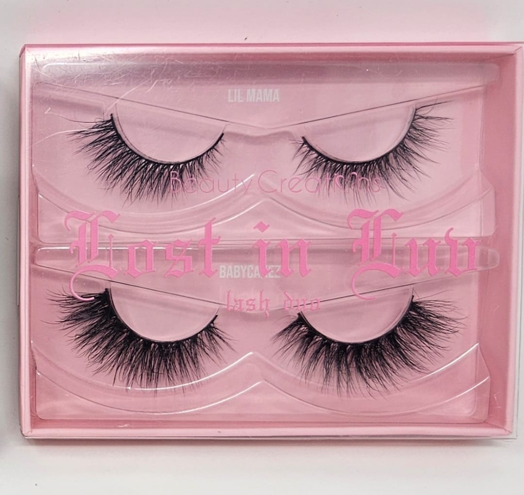 Beauty Creations Lash duo pink box and purple box