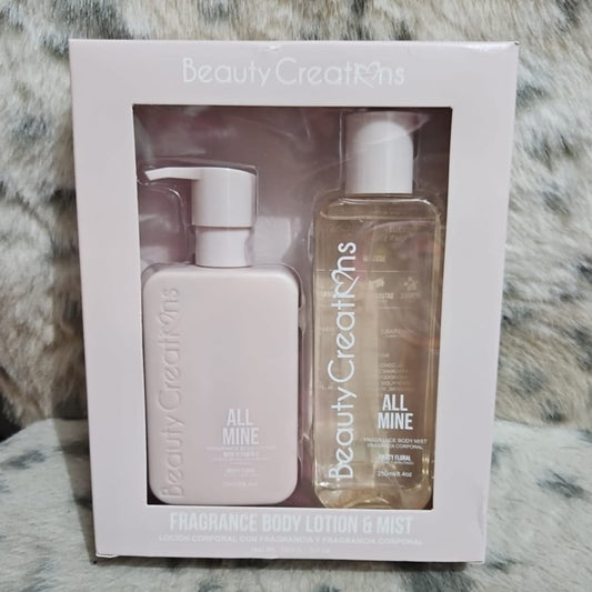 Beauty Creations Body lotion and body mist set