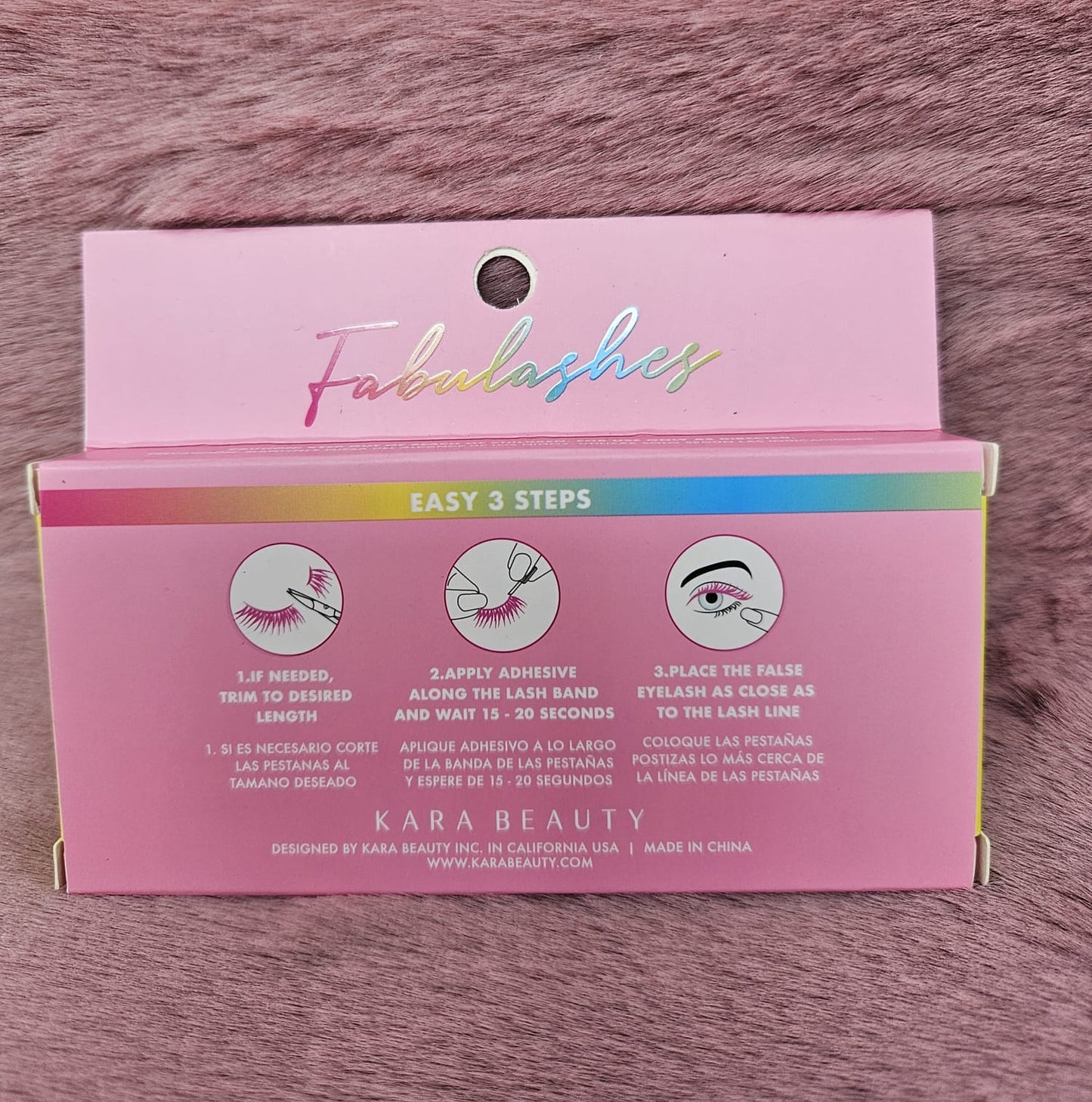 Kara Beauty  3D faux mink color eyelashes