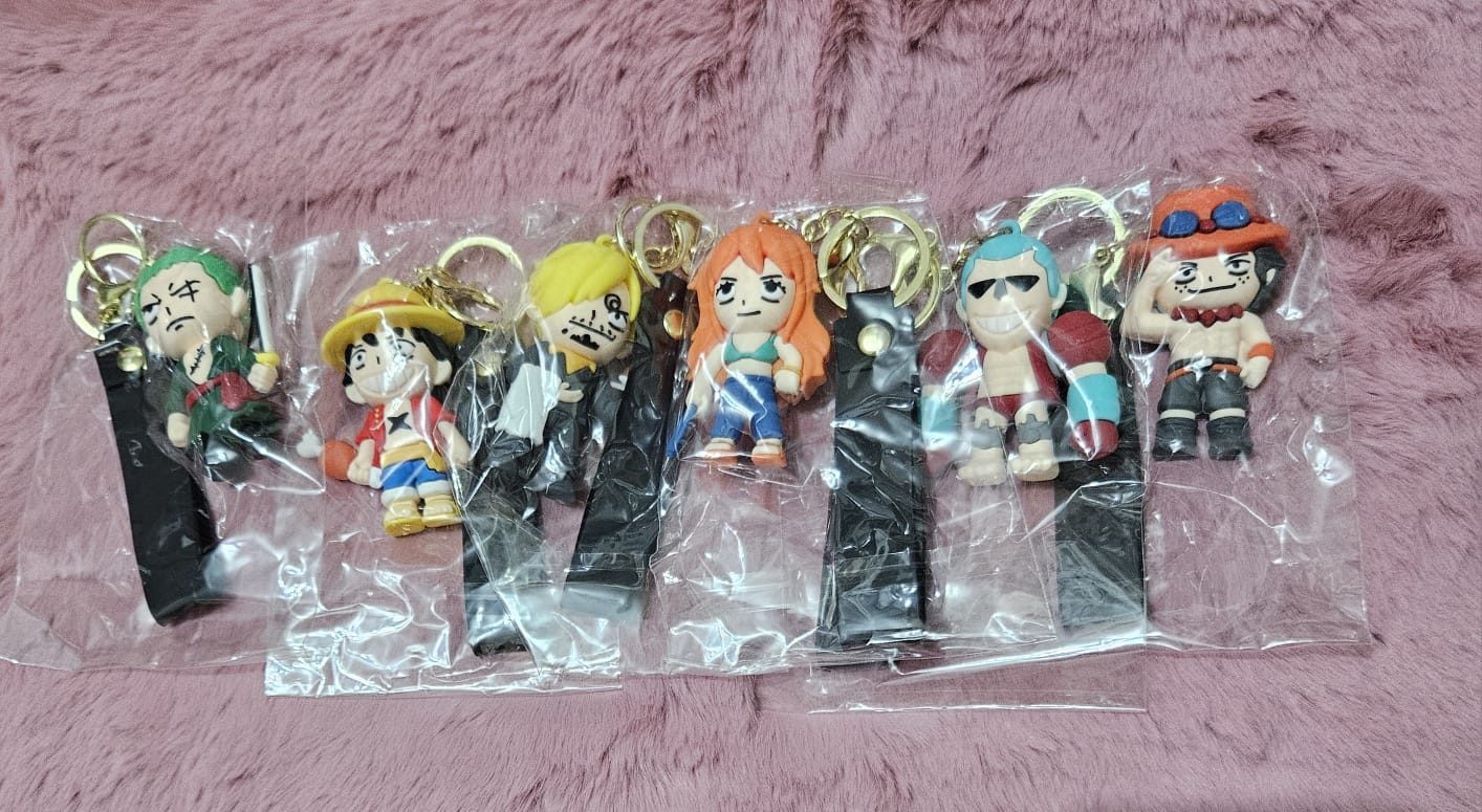 Keychain Pirate and friends set of 6