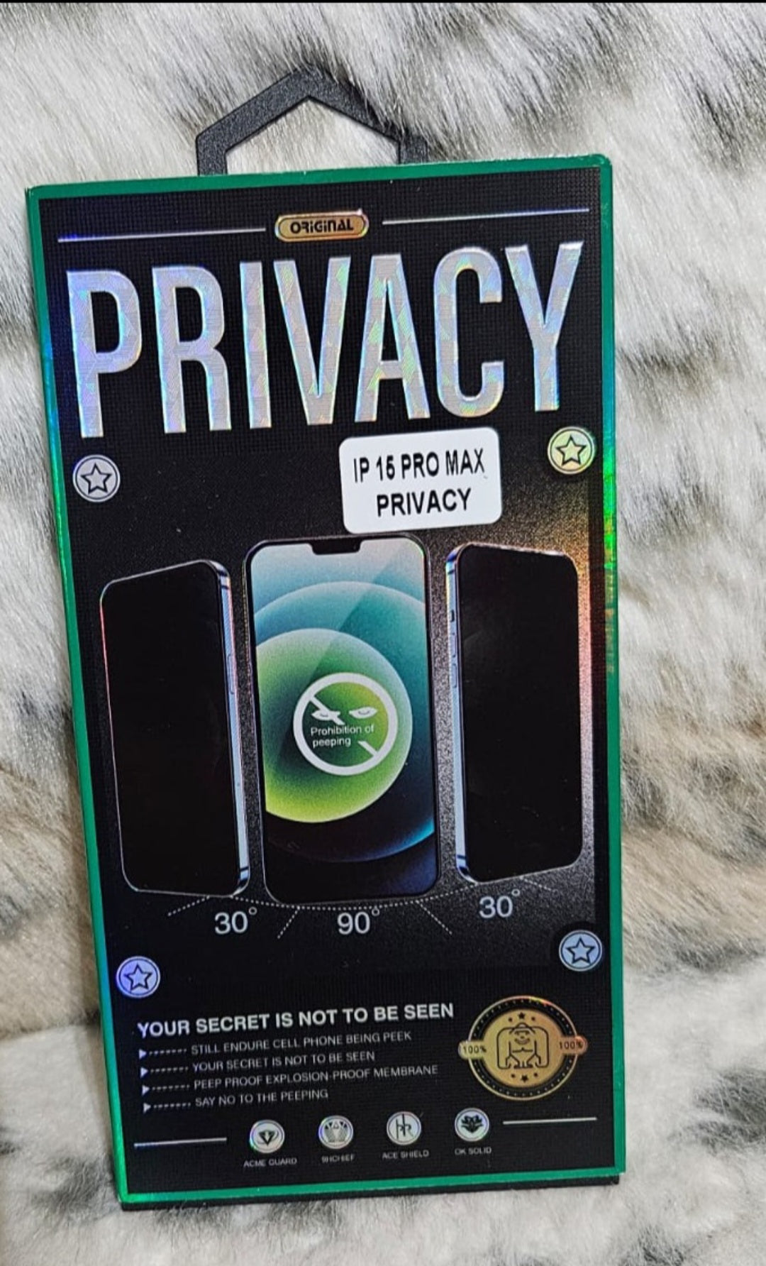 Privacy screen protector IP 15 Pro Max
